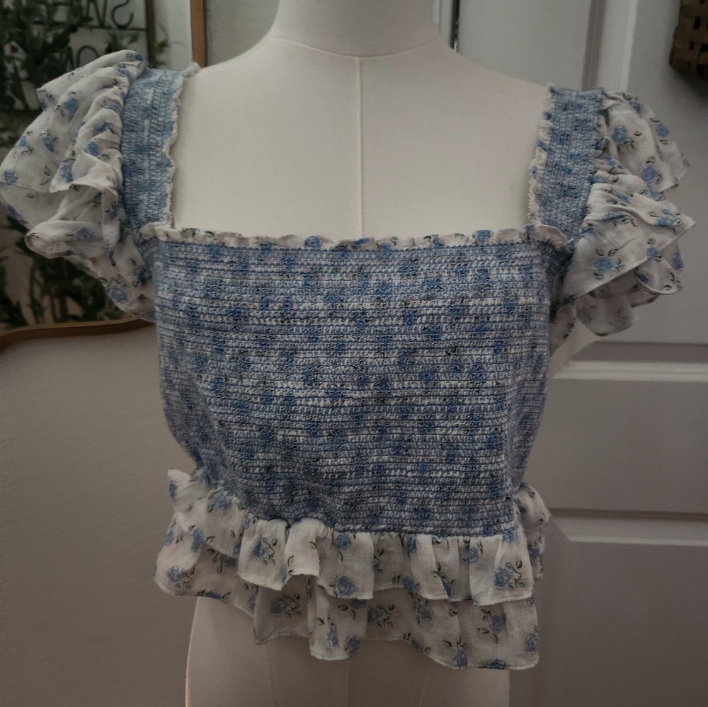 NWT LoveShackFancy Wrennly Top - Picture 7 of 7